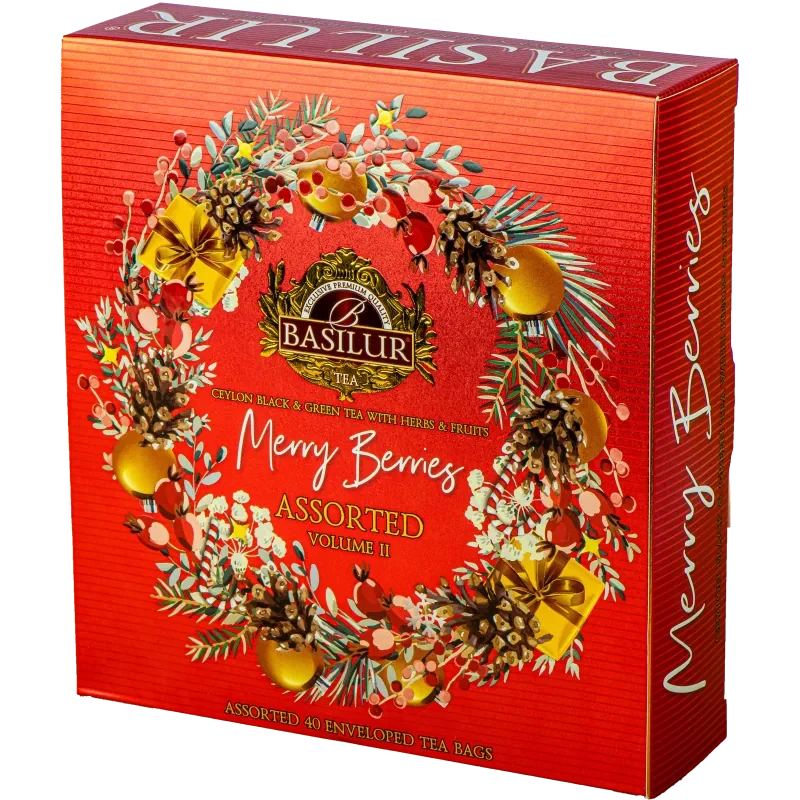Basilur Merry Berry Volume II, Чай черный и зеленый в ассортименте, 40 пак. 2