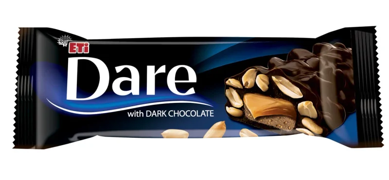 Dare Батончик с темным шоколадом и арахисом, 45г 2