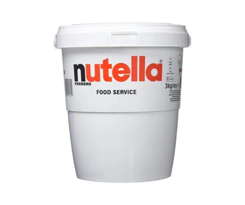 Cremă de alune de pădure cu cacao Nutella, 3 kg