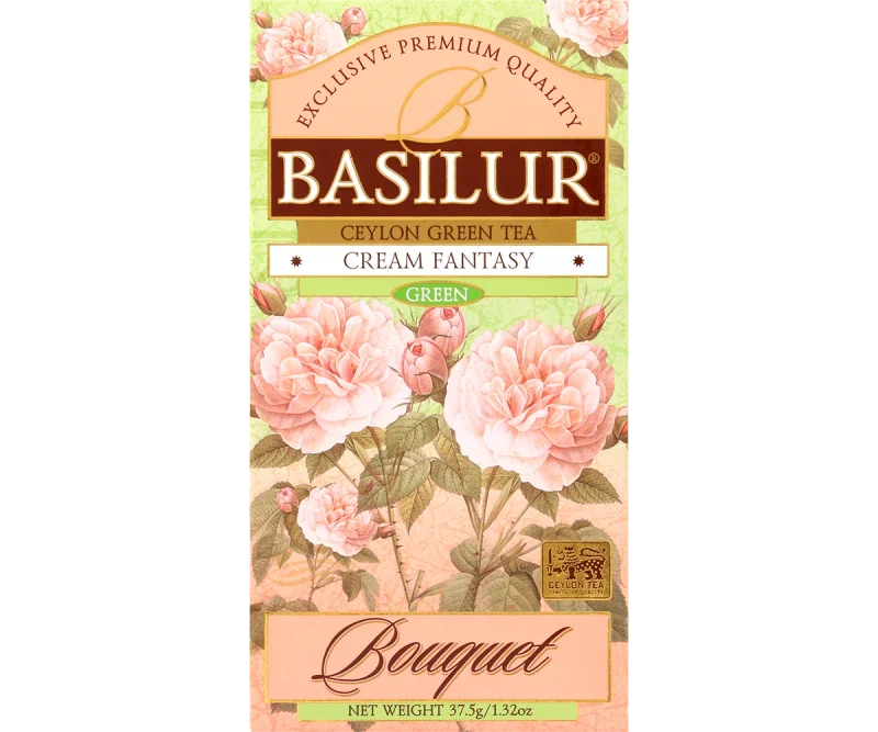 Чай зеленый  Basilur Bouquet Collection  CREAM FANTASY  25*1,5 г 2