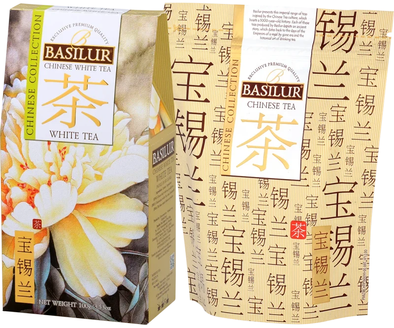 Ceai verde  Basilur Chinese Collection  WHITE TEA  100g 2