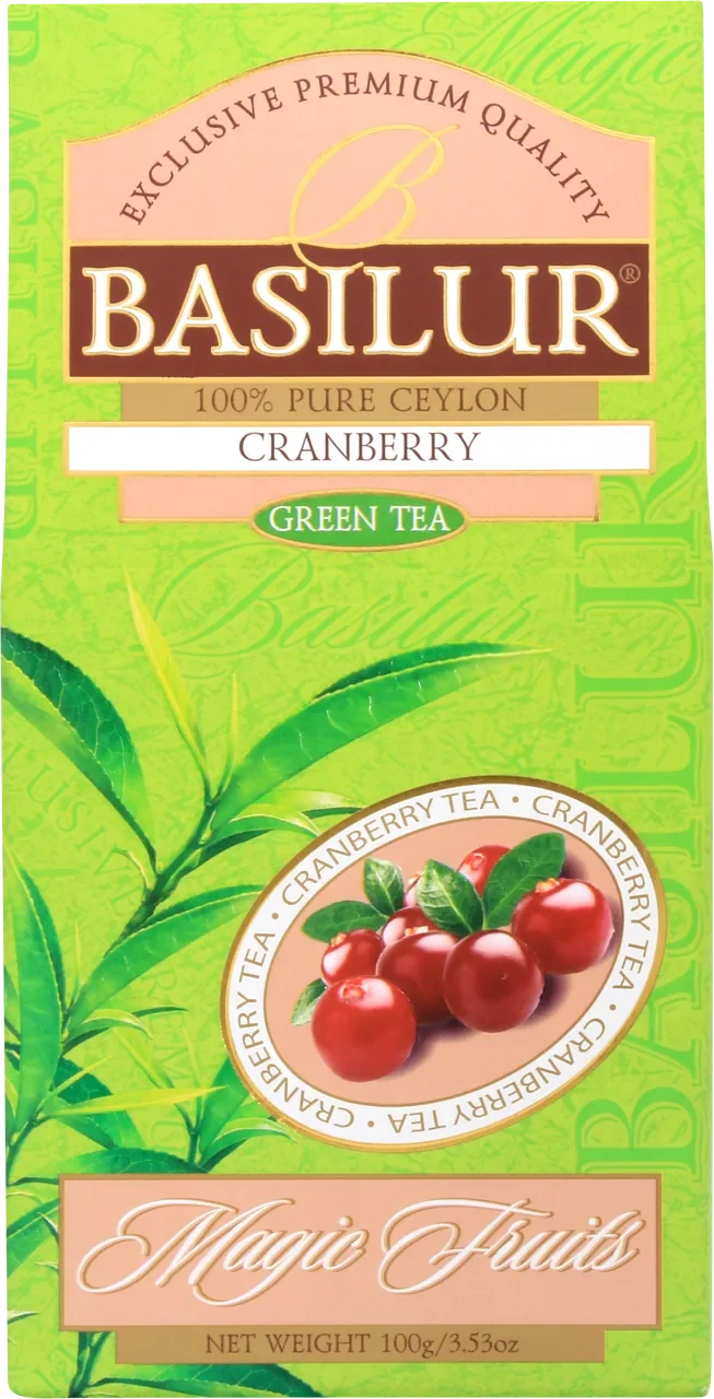Зеленый чай Basilur Magic Fruits, Cranberry, 100 г 2