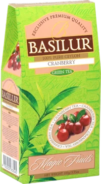 Зеленый чай Basilur Magic Fruits, Cranberry, 100 г