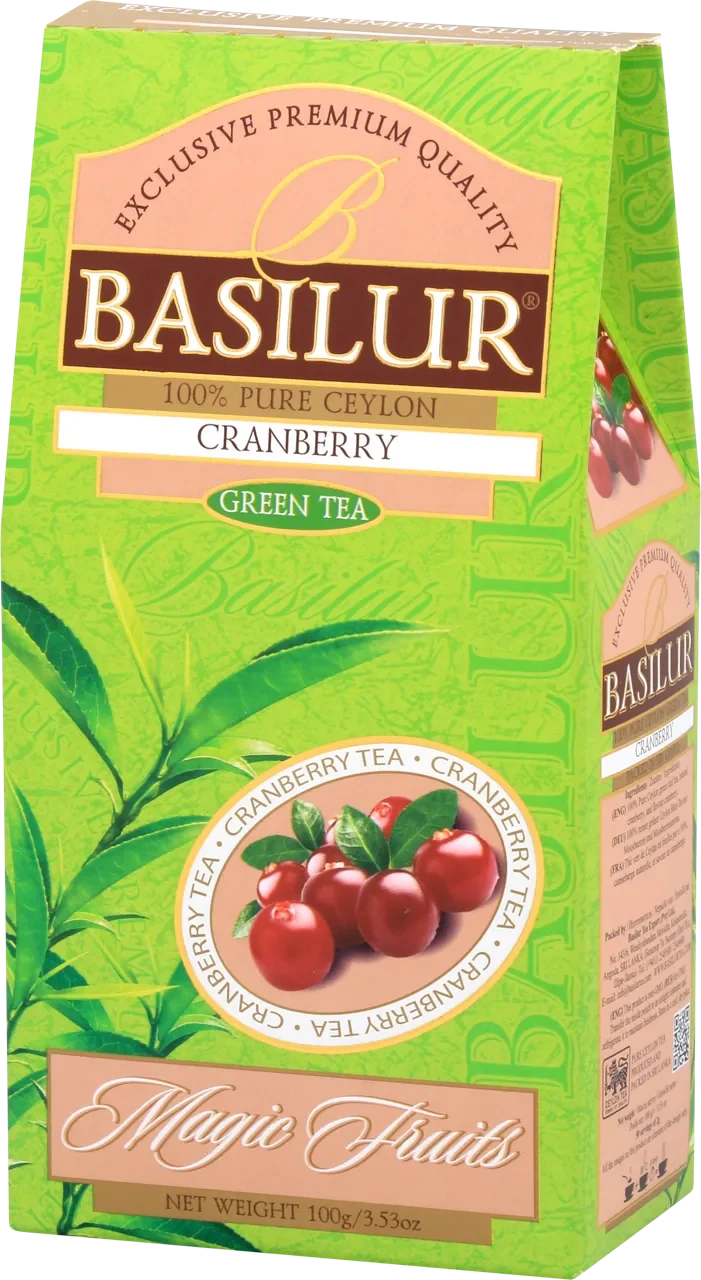 Зеленый чай Basilur Magic Fruits, Cranberry, 100 г 3