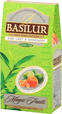 Ceai verde Basilur Magic Fruits, Earl Grey & Mandarin, 100 g 3