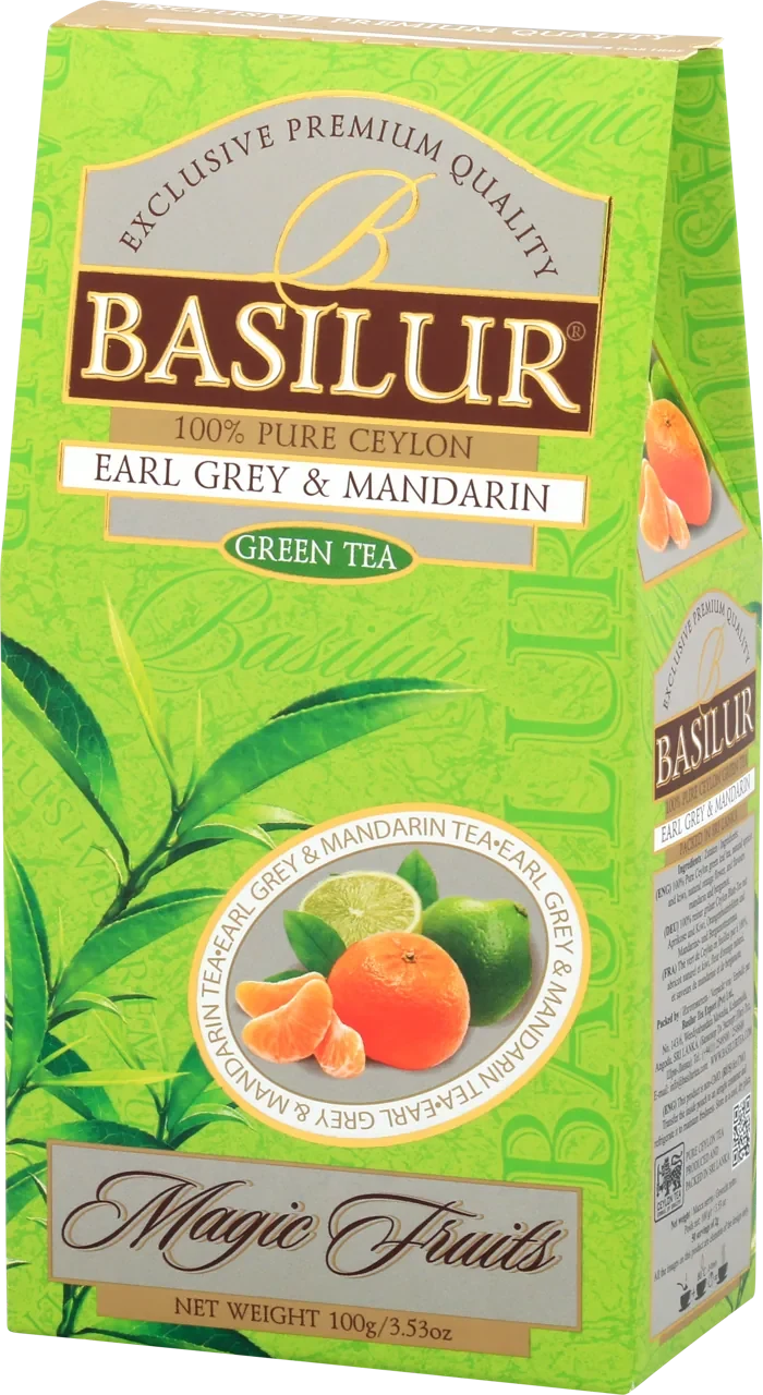 Ceai verde Basilur Magic Fruits, Earl Grey & Mandarin, 100 g 3