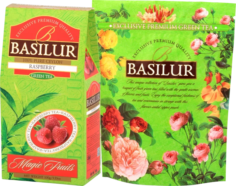 Ceai verde Basilur Magic Fruits, Raspberry, 100 g 2