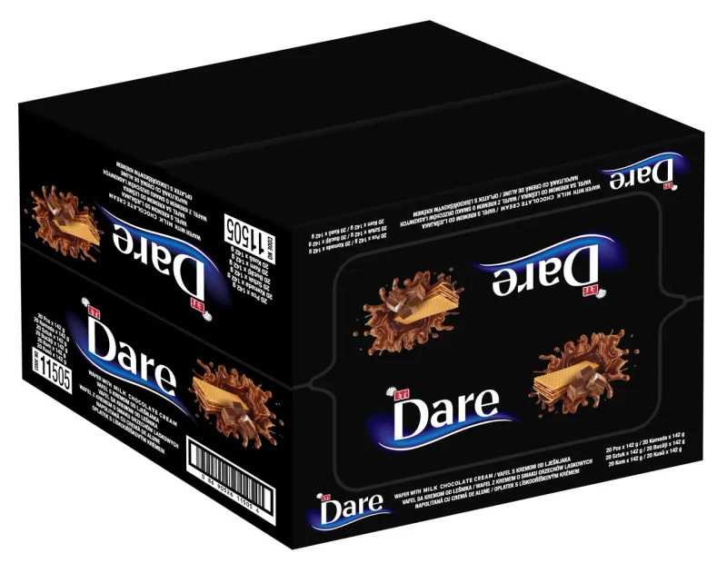 Dare Napolitană cu cremă de ciocolată cu lapte (73%), 142g 2