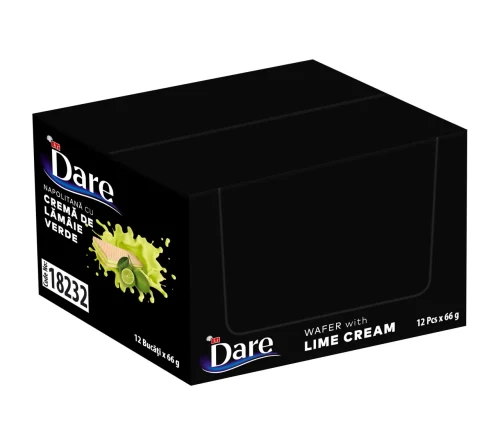 Dare вафельный батончик  с лаймовым кремом 66гр