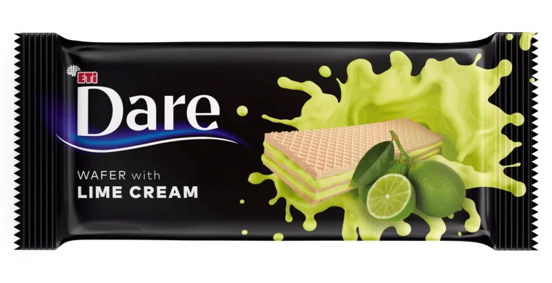 Dare вафельный батончик  с лаймовым кремом 66гр 3