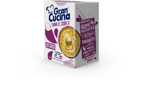 Кулинарные сливки Gran Cucina с Чесноком, 200г.
