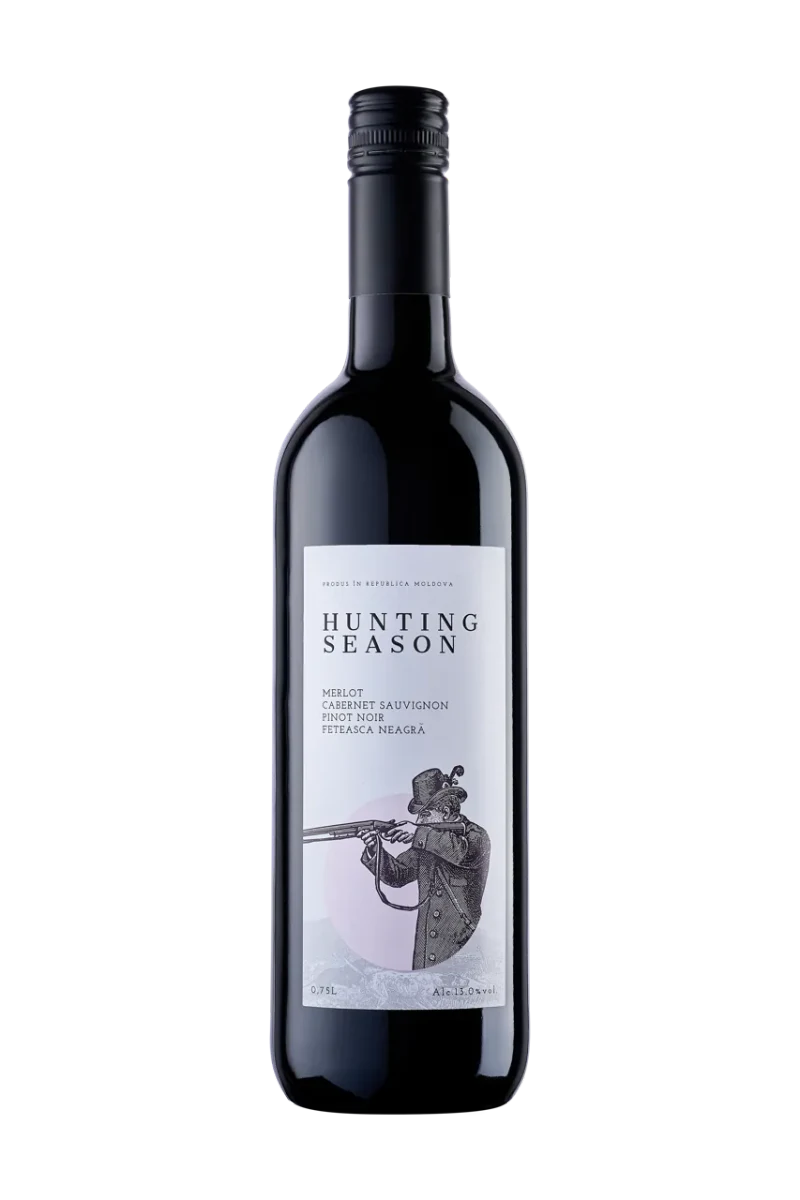 Hunting Season #2, Merlot, Cabernet Sauvignon, Pinot Noir, Feteasca Neagra,  красное сухое, 0.75Л 2