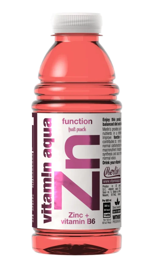 Merlin's vitamin aqua Zn fruit punch 0,6 L