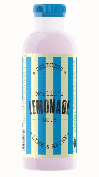 Merlin's Lemonade No.5 lime & blueberry, 0,6 L 2