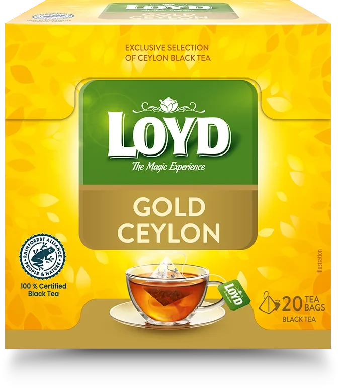 LOYD Gold Ceylon, Ceai negru, 20 pac 2