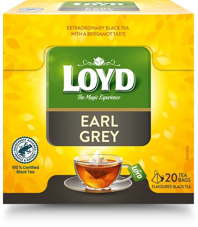 LOYD Earl Grey, чай черный, 20 пак 2