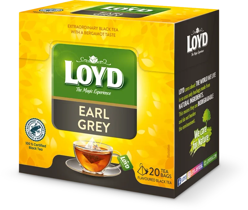 LOYD Earl Grey, чай черный, 20 пак 3