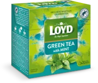 LOYD Green Tea with Spearmint, ceai verde, 20 pac. 2