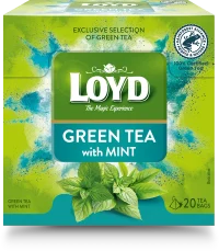 LOYD Green Tea with Spearmint, ceai verde, 20 pac.