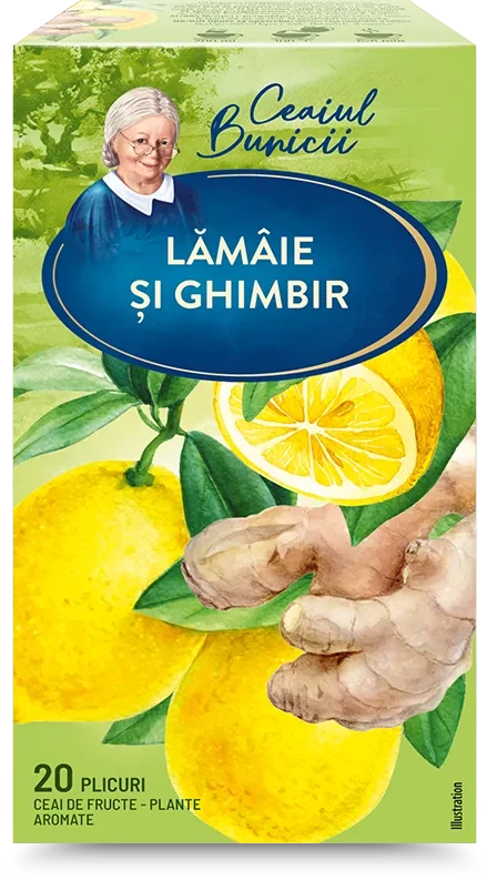 GRANDMA'S TEA Lemon with Ginger, 20 pac 3