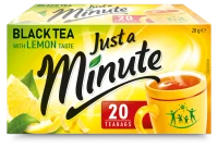JUST A MINUTE Lemon, ceai negru, 20 pac