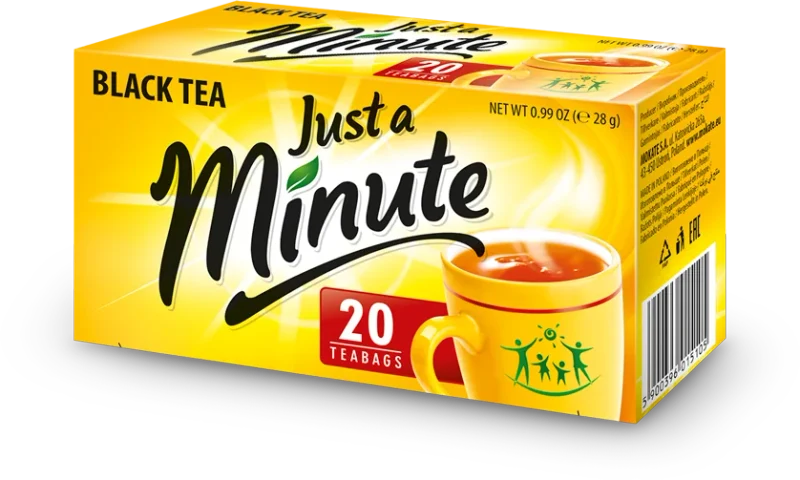 JUST A MINUTE, Ceai negru, 20pac 2