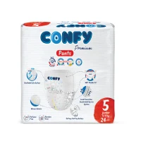 Scutece-chiloțel pentru copii Confy Premium Pants Nr.5 JUNIOR, 24 buc