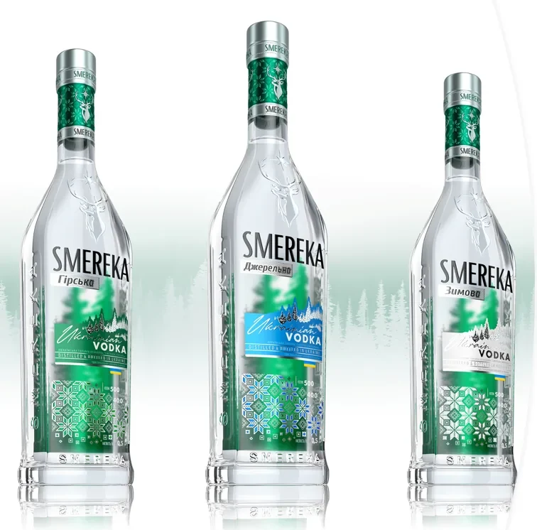 Vodcă Smereka Zimneia 40%,  0.5 L 2