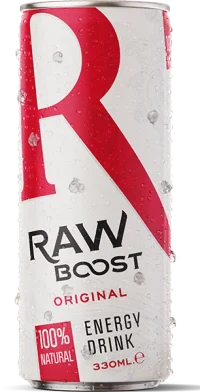 Băutură răcoritoare, energizant RAW BOOST ORIGINAL, 330 ml 2