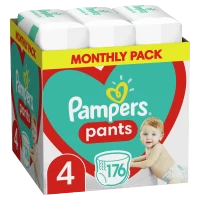Scutece-chiloţel Pampers Box 4 (9-14 kg), 176 buc.