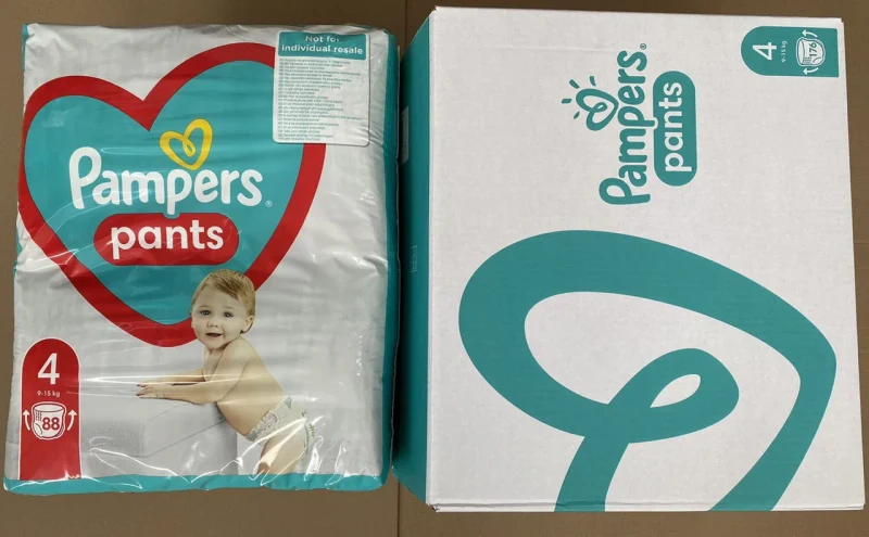 Scutece-chiloţel Pampers Box 4 (9-14 kg), 176 buc. 2
