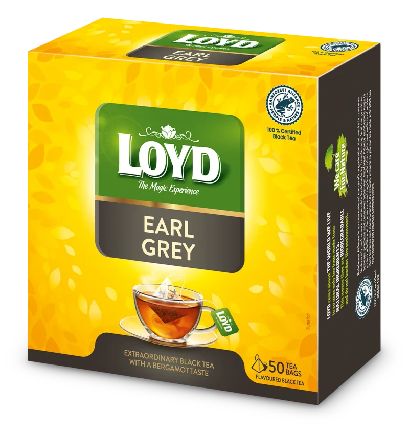 LOYD Earl Grey, чай черный, 50 пак 3