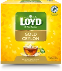 LOYD Gold Ceylon, ceai negru, 50 pac 2