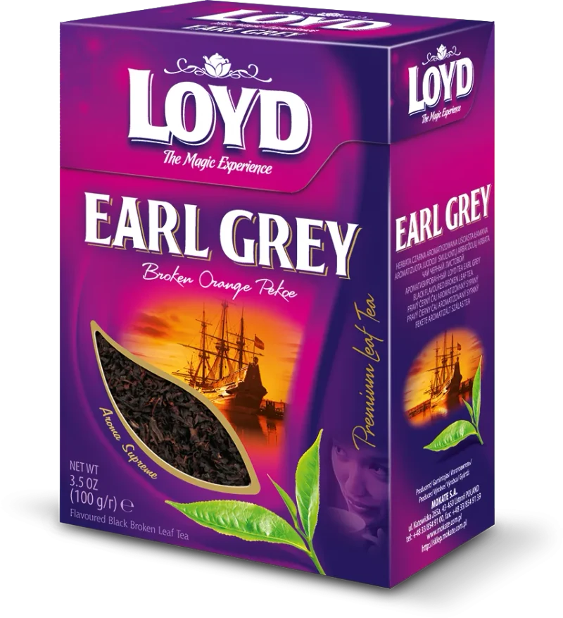 LOYD Leaf Tea Earl Grey, черный чай, 100г 2