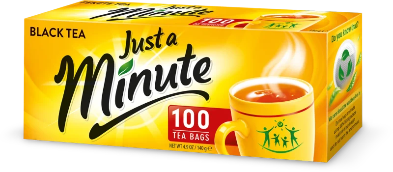 JUST A MINUTE, ceai negru, 100 pac 2