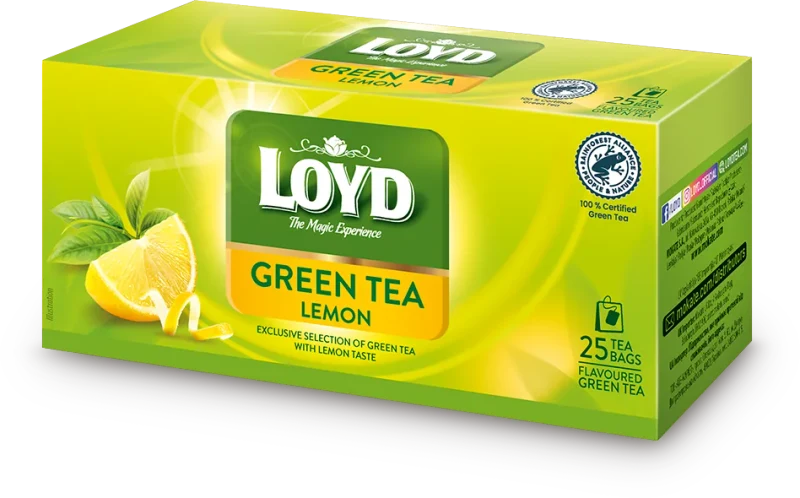 LOYD Green Tea Lemon, Ceai verde, 25 pac 3