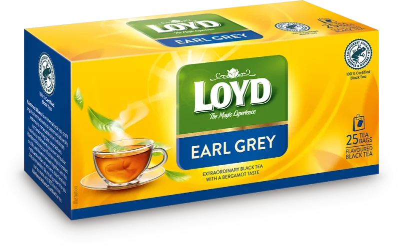LOYD Earl Grey, Чай черный, 25 пак. 2