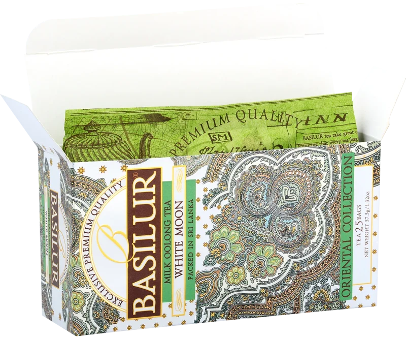 Чай зеленый  Basilur Oriental Collection  WHITE MOON  25*1,5 г 2