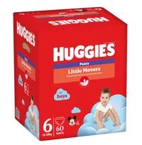 Трусики для мальчиков Huggies Little Movers Pants  BOX  6 (15-25 кг), 60 шт