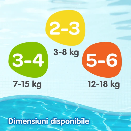 Scutece-chiloţel pentru apă Huggies Little Swimmers nr. 5-6 (12-18 kg), 11 buc. 7