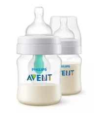 Set 2 biberone cu un dispozitiv anticolici şi tetina debit lent Avent SCF810/24, 125 ml 3