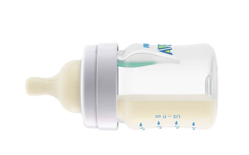 Set 2 biberone cu un dispozitiv anticolici şi tetina debit lent Avent SCF810/24, 125 ml 2