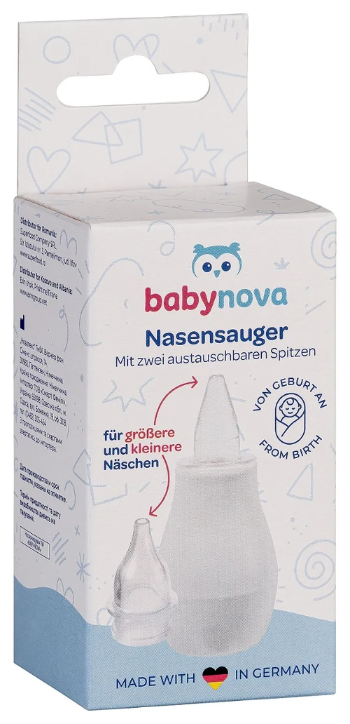”Baby-Nova” Назальный аспиратор для детей, 1 шт.(33308)