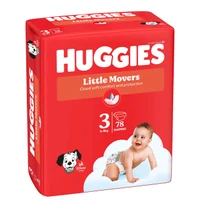Scutece unisex Huggies Little Movers Mega 3 (4-9 kg), 78 buc