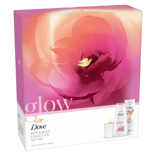 Cadou DOVE WOMEN GLOWING (SG 225ml + LOT 250ml) + Luminare Gratis 2025