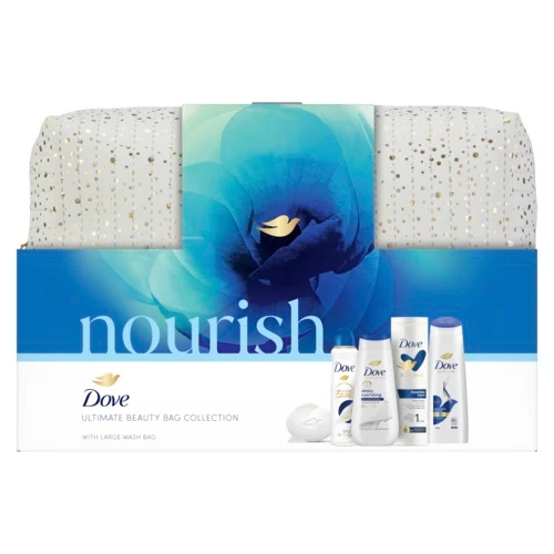 Cadou DOVE WOMEN NOURISHING LARGE (SG 225ml + LOT 250ml + DEO 150ml + SH 250ml + BAR 90gr) + Gentuta Gratis  2025