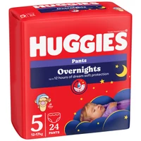 Ночные трусики Huggies Overnights 5 (12-17 kg), 24 шт.