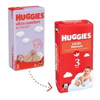 Подгузники унисекс Huggies Little Movers Jumbo 3 (4-9 кг), 56 шт 2