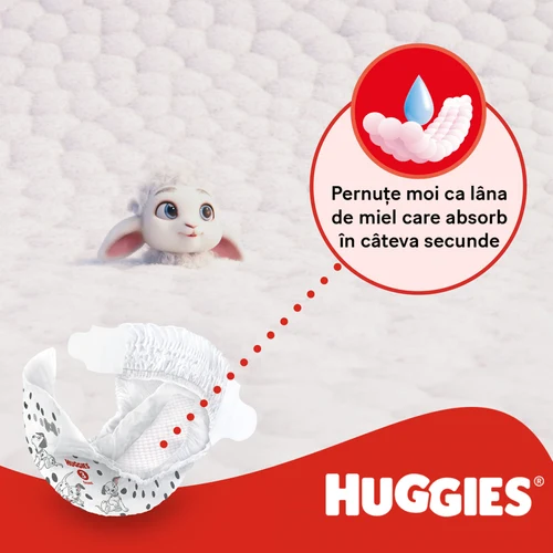 Подгузники Huggies Little Movers Jumbo 4 (7-18 кг) унисекс, 50 шт. 