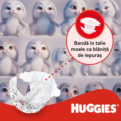 Подгузники Huggies Little Movers Jumbo 4 (7-18 кг) унисекс, 50 шт. 